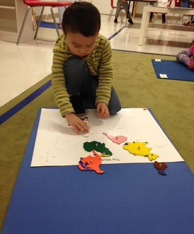 Westwood Montessori School student